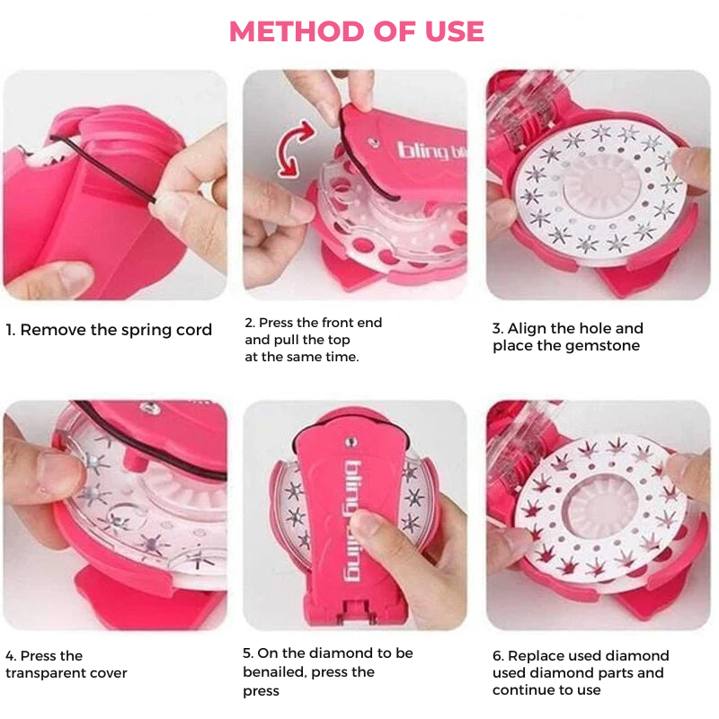 Blinger Gem tűzőgép: Díszítse kiegészítőit ragyogással