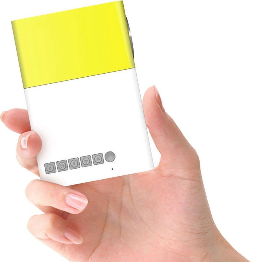 Bärbar projektor för en hemmabioupplevelse