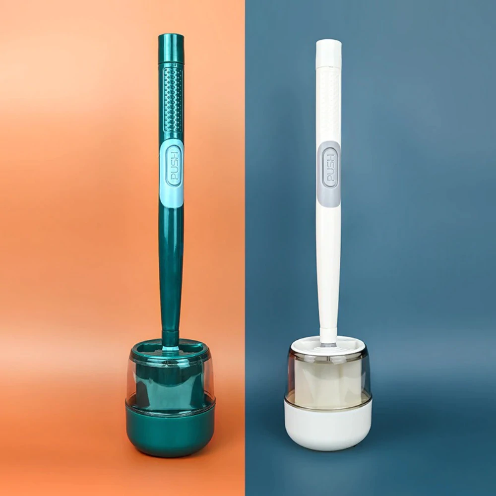 Flexible toilet brush for precise and easy cleaning