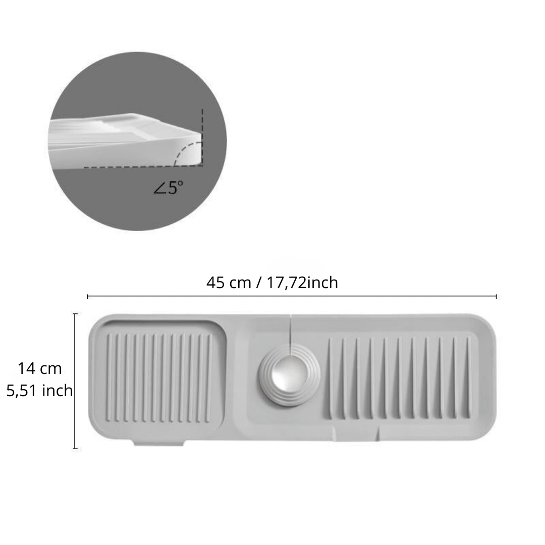 Silicone drying mat: quick and secure drying 